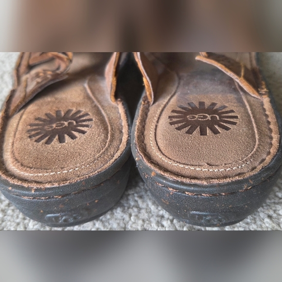 UGG Australia Women's Keala Slide Brown Sandals Size 8 - Picture 4 of 6